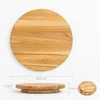 Drehbares Holzbrett (25 cm), Eiche, zum Servieren von Produktbild-Vorschau 4