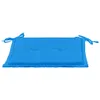 vidaXL Coussin pour chaise de jardin 2 pcs. Bleu 50x50x3 cm Voir les images du produit 12