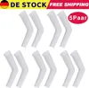 5Paar Ärmel UV Schutz Weiß Arm Sleeves Kühlung Armlinge Produktbild-Vorschau 1