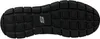 The bottom view of a black shoe sole. Voir les images du produit