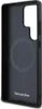 The back of a black smartphone case with a circular magnetic charging area and the Mercedes-Benz logo. Náhled obrázku produktu