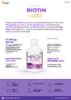 Swedish Nutra Biotine Luxe – Vloeibaar biotine supplement, Productafbeelding-voorbeeld 4
