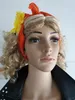 Fu104 orange mit Muster Damen Herren Halstuch Kopftuch Produktbild-Vorschau 3