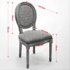 Set di 2 sedie da pranzo, stile francese, struttura in Anteprima dell’immagine prodotto 7