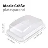 Dekorative Butterdose - Transparent mit Deckel - Produktbild-Vorschau 6