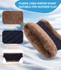 Kinder Wintermütze & Schal Set, warme Strick-Beanie mit Produktbild-Vorschau 2