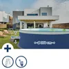 Stahlwandpool Set (3-teilig) rund 350x90 cm, Stahl 0,3 mm Produktbild-Vorschau 1