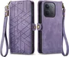 Pre Xiaomi Redmi 15C 5G / 4G Design Leatherette Zipper Book Náhľad obrázku produktu 2