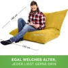 Green Bean® XXL Riesensitzsack "Square" aus Cordstoff 370 Produktbild-Vorschau 5