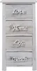 Cassettiera Rebecca Mobili in stile vintage con 4 cassetti, Anteprima dell’immagine prodotto 1