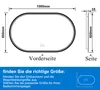 LED Badspiegel Oval 100×60cm mit Beschlagfrei Bluetooth Uhr Produktbild-Vorschau 7