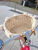 Grande cestino per bicicletta in vimini color ecru con Anteprima dell’immagine prodotto 5
