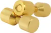 A close-up studio shot of three golden-colored metal flange alignment pins against a white background. Náhľad obrázku produktu