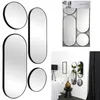 Miroir Dã©co Rond Et Ovale Versa Noir X4 M4 - Cmp Voir les images du produit 3