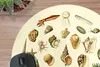 MuchoWow® Mauspad Mousepad Muscheln - Meerestiere - Vintage Produktbild-Vorschau 2