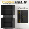 HOMCOM Metallschrank 180 cm, abschließbare Türen, Produktbild-Vorschau 7