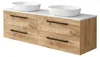 Meuble-lavabo ONE avec 4 tiroirs en chêne Craft 120x50x46, Voir les images du produit 1