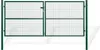 Doppelflügeliges Zauntor 3m OLGA H.130cm grün Produktbild-Vorschau 1