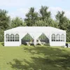 vidaXL Party-Zelt Weiß 800 x 400 x 266 cm Polyethylen Produktbild-Vorschau 4