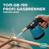 Lötbrenner Gasbrenner Bunsenbrenner | TOM GB-190 | 1300W | Produktbild-Vorschau 2