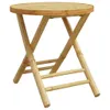 Bambus Bistro-Set Klappbar 2-Sitzer Gartentisch 45x45cm Produktbild-Vorschau 5