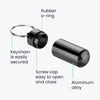 kwmobile 2x Metall Pillendose - 4,8 x 1,7 x 1,7 cm - Produktbild-Vorschau 6