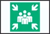 Sammelstelle Symbol Schild A4 (210x297mm) Produktbild-Vorschau 1