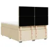Boxspringbett mit Matratze Creme 140x200 cm Stoff Produktbild-Vorschau 8
