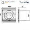 airRoxy planet eneRgy 100 S úsporný axiální ventilátor, Náhled obrázku produktu 2