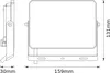 OSRAM LED reflektor, 30W, 2700lm, 4000K, 105°, IP65, Náhled obrázku produktu 2