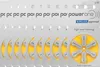 Hearing Aid Battery Powerone size 10  Germany Genuine Pack Produktbild-Vorschau 1