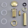Universal Ablaufgarnitur mit Überlauf (Gold) - Pop Up Produktbild-Vorschau 3