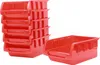 Stapelboxen mit Wandregal rot 32 tlg, Kleinteilemagazin Produktbild-Vorschau 6