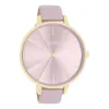 Oozoo Damen Lederarmband Uhr Timepieces pastell-lila Analog Produktbild-Vorschau 1