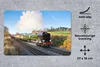 MuchoWow® Mauspad Mousepad Ein bunter Dampfzug in einer Produktbild-Vorschau 2