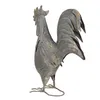 Clayre & Eef Gartendekoration Hahn 30x14x40 cm Grau Metall Produktbild-Vorschau 3