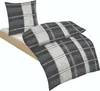 A bedding set on a bed frame. Produktbild-Vorschau