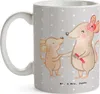 Mr. & Mrs. Panda Tasse Heilerziehungspflegerin Herz - Grau Produktbild-Vorschau 3