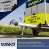 MASKO® Serrure de remorque, cadenas numérique à code de 4 Voir les images du produit 5