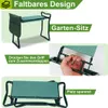Izrielar 2 in 1 panca pieghevole per giardino con Anteprima dell’immagine prodotto 8