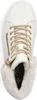 A top-down view of a white sneaker boot with fur lining. Produktbild-Vorschau
