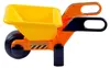 Schubkarre Spielzeug gelb 64cm Kunststoff für Kinder Produktbild-Vorschau 2