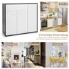 A collage showing a sideboard in a studio shot and in various room settings (living room, entrance, dining room), along with a kitchen scene. Anteprima dell’immagine prodotto