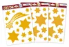 HERMA 15545 Set décorations de fenêtre Noël étoiles or 44 Voir les images du produit 1