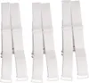 3 Paar BH-Träger Weiß, 42 cm lang, 1 cm breit, Produktbild-Vorschau 1