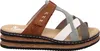 Rieker Damen Plateau Pantoletten Clogs Keilabsatz 62989, Produktbild-Vorschau 54