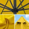Parasol kwadratowy 3x3 metra, żółty, do ogrodu lub balkonu, Podgląd zdjęcia produktu 6