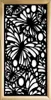 BUTTERFLY - Modules décoratifs en bois et PVC 47 x 94 cm Voir les images du produit 1