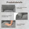 Puluomis Riesen Sitzsack mit Fußhocker XXL, Beanbag Sofa  Produktbild-Vorschau 6