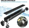 Wiltec Caniveau – 1000 x 140 x 115 mm – Capacité de charge Voir les images du produit 4